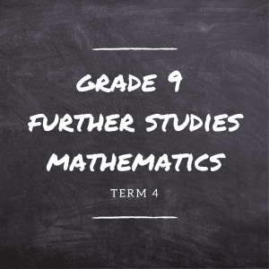Gr.9 Further Studies Mathematics Term 4 (at school)