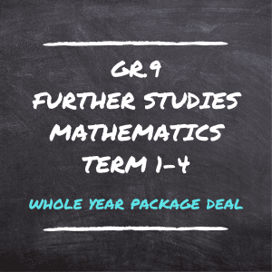 Gr.9 Term 1-4 Package deal