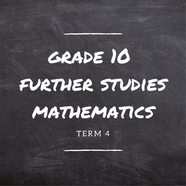 Gr.10 FS Maths Term 4