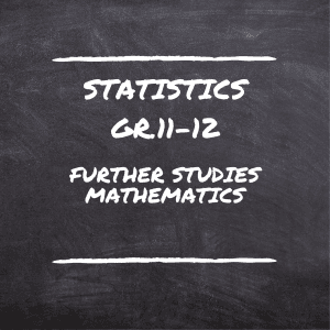 Statistics (Gr.11-12)