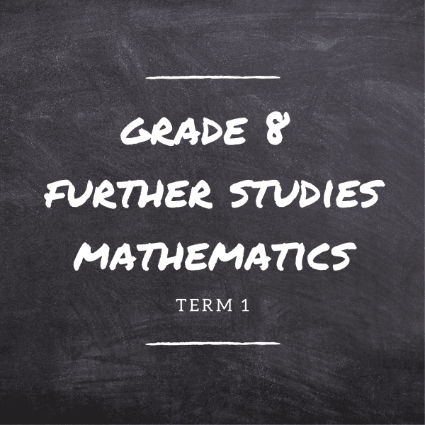 Gr.8 FS Maths Term 1