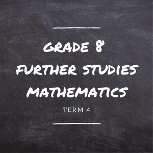 Gr.8 Further Studies Mathematics Term 4 Online